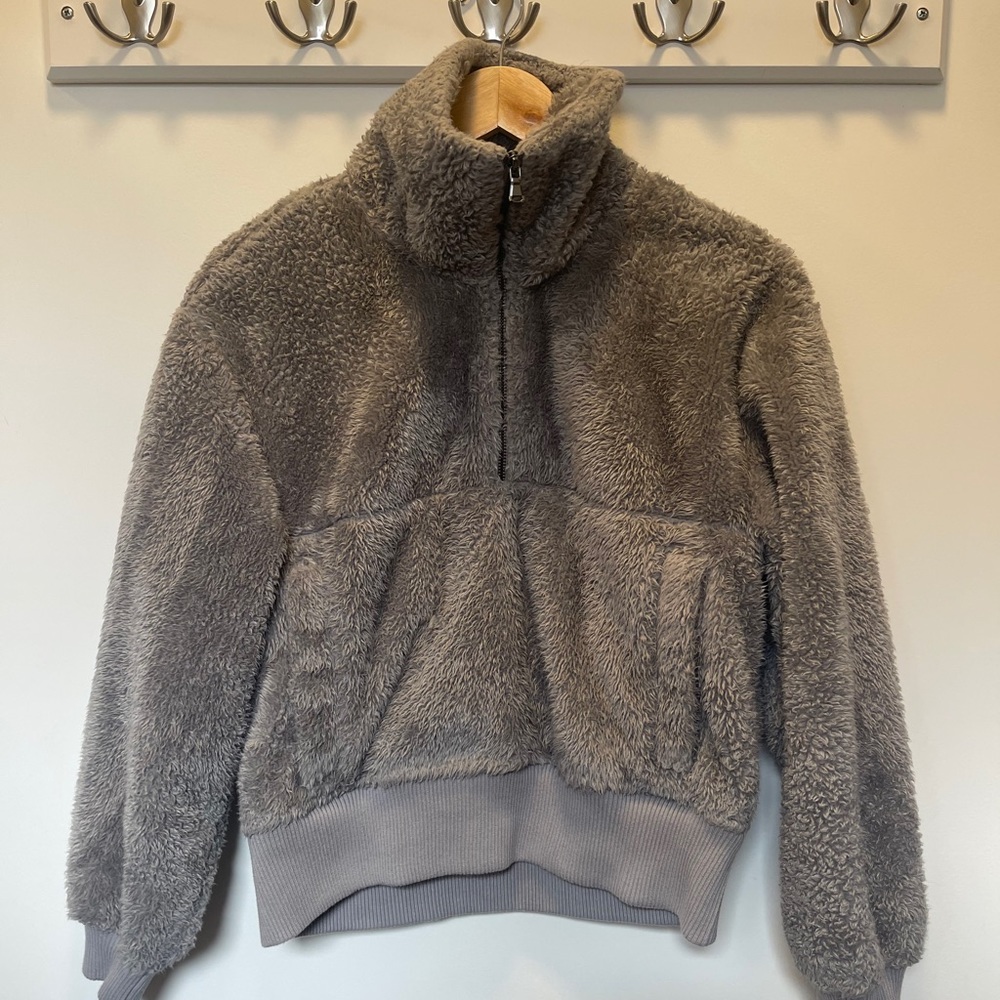 Varley Duray Faux Shearling Pullover